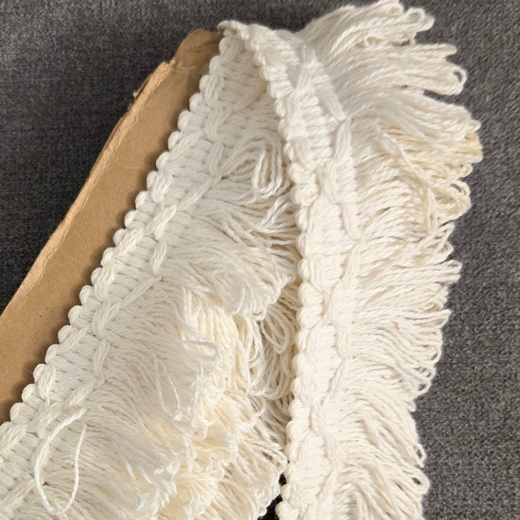 Loop Fringe Edge Trim 6 ft Creme 2 in Pillow Upholstery Cotton Sewing - Picture 2 of 6
